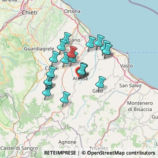 Mappa Via Luigi Cinalli, 66041 Atessa CH, Italia (11.6105)