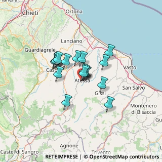 Mappa Via Luigi Cinalli, 66041 Atessa CH, Italia (9.33353)