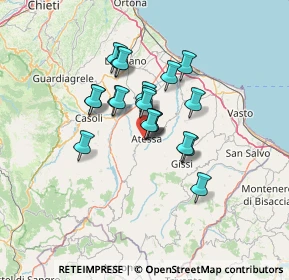 Mappa Via Luigi Cinalli, 66041 Atessa CH, Italia (10.1075)