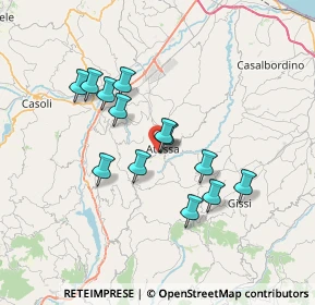 Mappa Via Luigi Cinalli, 66041 Atessa CH, Italia (6.35154)