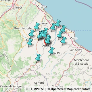 Mappa Via Fontane Vecchie, 66041 Atessa CH, Italia (8.8125)
