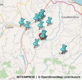 Mappa Via Fontane Vecchie, 66041 Atessa CH, Italia (6.03)