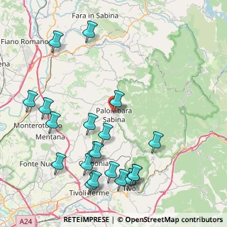 Mappa Via della Libertà, 00018 Palombara Sabina RM, Italia (10.5925)