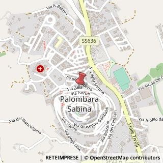 Mappa Via Roma, 38, 00018 Palombara Sabina RM, Italia, 00018 Palombara Sabina, Roma (Lazio)