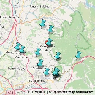 Mappa Piazza Cesare Battisti, 00018 Palombara Sabina RM, Italia (8.3925)