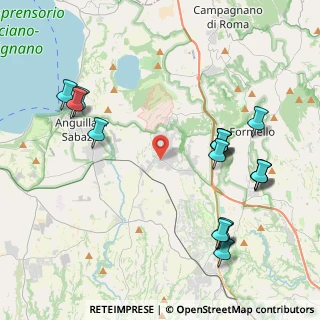 Mappa Via di Baccanello snc, 00123 Cesano RM, Italia (4.95765)