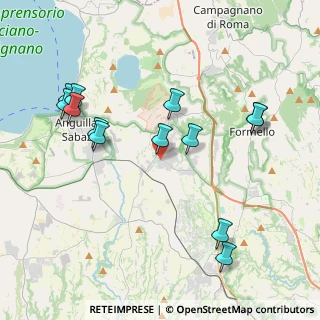 Mappa Via di Baccanello snc, 00123 Cesano RM, Italia (4.55769)