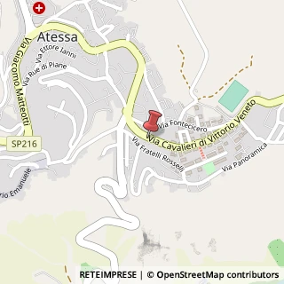 Mappa Via Cavalieri di Vittorio Veneto, 12, 66041 Atessa, Chieti (Abruzzo)