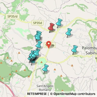 Mappa Via Ponte delle tavole km1, 00018 Palombara Sabina RM, Italia (1.8405)
