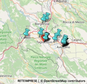 Mappa Via Porta Valeria, 67069 Tagliacozzo AQ, Italia (11.0045)