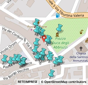 Mappa Via Borgo Nuovo, 67069 Tagliacozzo AQ, Italia (0.06154)