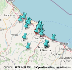 Mappa Contrada, 66051 Cupello CH, Italia (10.22421)