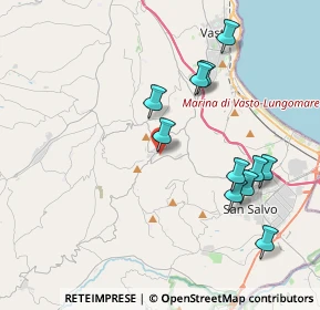 Mappa Via Alcide de Gasperi, 66051 Cupello CH, Italia (4.24545)