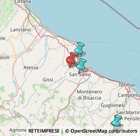 Mappa Via Alcide de Gasperi, 66051 Cupello CH, Italia (44.97333)