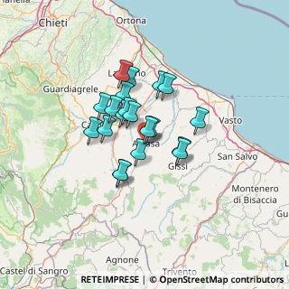 Mappa SP Marrucina Seconda, 66041 Atessa CH, Italia (9.8055)