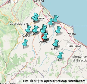 Mappa SP Marrucina Seconda, 66041 Atessa CH, Italia (10.1105)