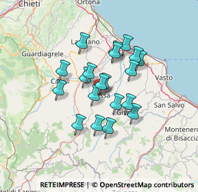 Mappa Viale Cesare Battisti, 66041 Atessa CH, Italia (10.739)