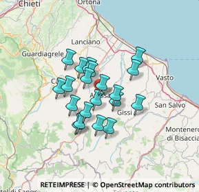 Mappa SP Marrucina Seconda, 66041 Atessa CH, Italia (10.3035)