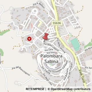Mappa Via della Libertà, 74, 00018 Palombara Sabina, Roma (Lazio)