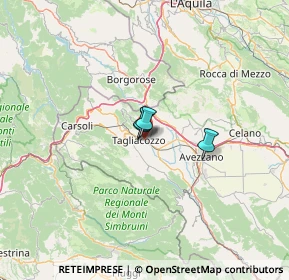 Mappa S.S. 5 Tiburtina, 67069 Tagliacozzo AQ, Italia (35.87091)