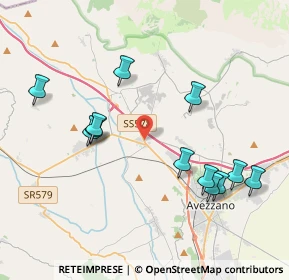 Mappa Via Palentina, 67068 Scurcola marsicana AQ, Italia (4.39167)