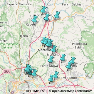 Mappa Via Monte d'Oro, 00015 Monterotondo RM, Italia (9.226)