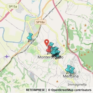 Mappa Via Monte d'Oro, 00015 Monterotondo RM, Italia (1.60917)