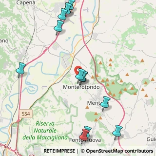 Mappa Via Monte d'Oro, 00015 Monterotondo RM, Italia (5.52923)
