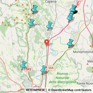 Mappa Via Tiberina, 00188 Castelnuovo di Porto RM, Italia (6.764)