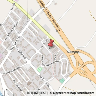 Mappa Piazza Tacito, 10, 67039 Sulmona, L'Aquila (Abruzzo)