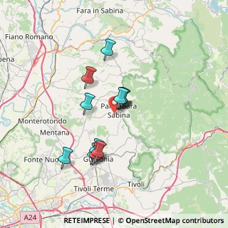 Mappa Via Di Fonte Cavalla, 00018 Palombara Sabina RM, Italia (5.815)
