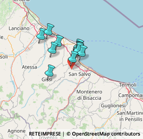 Mappa 66051 Cupello CH, Italia (9.35818)