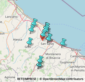 Mappa 66051 Cupello CH, Italia (11.08846)