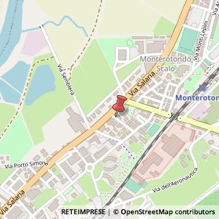 Mappa Via Col DI Lana, 9/a, 00015 Monterotondo, Roma (Lazio)