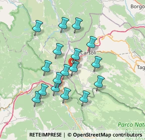 Mappa Strada Statale Tiburtina Valeria, 67063 Oricola AQ, Italia (6.75)