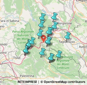 Mappa Strada Statale Tiburtina Valeria, 67063 Oricola AQ, Italia (12.011)