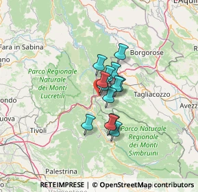 Mappa Strada Statale Tiburtina Valeria, 67063 Oricola AQ, Italia (7.69154)
