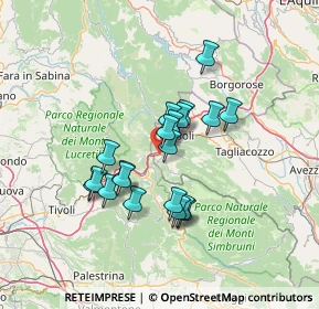 Mappa Strada Statale Tiburtina Valeria, 67063 Oricola AQ, Italia (11.3465)