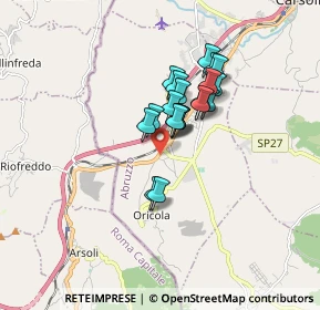 Mappa Strada Statale Tiburtina Valeria, 67063 Oricola AQ, Italia (1.2275)