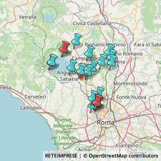 Mappa Via di Baccanello, 00123 Cesano RM, Italia (11.567)