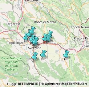 Mappa Km. 126 Via Tiburtina Valeria, 67043 Avezzano AQ, Italia (9.83231)
