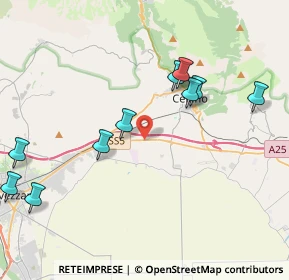Mappa Km. 126 Via Tiburtina Valeria, 67043 Avezzano AQ, Italia (5.66538)