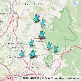 Mappa Via dei Cerasari, 00018 Palombara Sabina RM, Italia (6.99538)