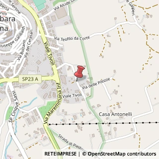 Mappa Via delle pilozze, 00018 Palombara Sabina, Roma (Lazio)