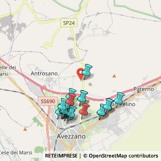 Mappa Via Arrigo Boito, 67051 Avezzano AQ, Italia (2.139)