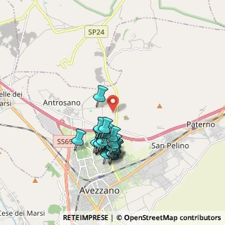 Mappa Via Arrigo Boito, 67051 Avezzano AQ, Italia (1.703)