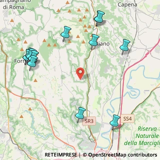 Mappa Via dei Cedri, 00060 Roma RM, Italia (5.75929)