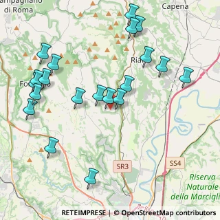 Mappa Via dei Cedri, 00060 Roma RM, Italia (4.978)