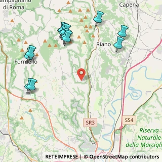 Mappa Via dei Cedri, 00060 Roma RM, Italia (5.54538)