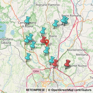 Mappa Via dei Cedri, 00060 Roma RM, Italia (8.06733)